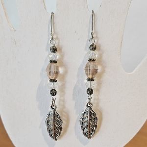 NWT'S - COWGIRL CONFETTI -  Pink Prairie Drop Feather Earrings